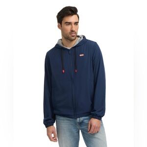 NWT Baltico Hunter Blue windbreaker Jacket Naval Academy/Marine